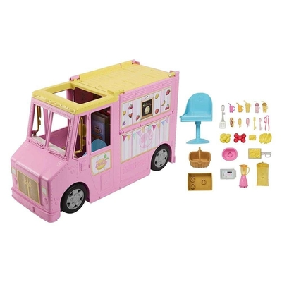 Product Mattel Barbie: Lemonade Truck (HPL71) EN,FR,DE,IT,NL,ES,PT,SE,FI,DK,BG,PL,HU,RO,GR,TR,RU,AR Pack / Carton Window Box without Plastic Film base image