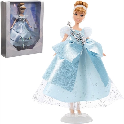 Product Mattel Disney 100 Years Princess - Cinderella (HLX60) EN,FR,DE,IT,NL,ES,PT,SE,FI,DK,NO,PL,CZ,SL,HU,RU,GR,TR,AR Pack / Carton Box base image