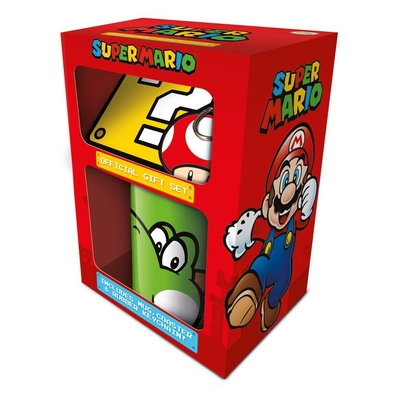 Product Pyramid Super Mario: Yoshi - Mug, Coaster Keychain (GP85205) EN,DE,IT,FR,ES,PL Pack / Carton Window Box without Plastic Film base image