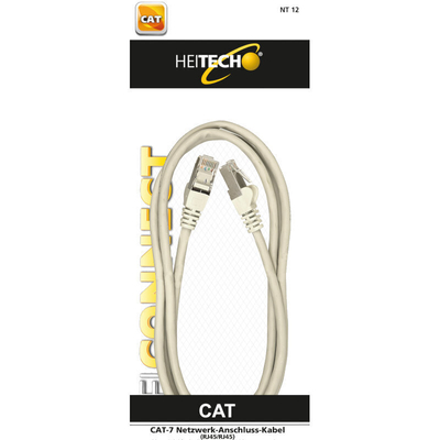 Product Καλώδιο Δικτύου Heitech 09004116 Cat-7 RJ45 σε RJ45 3 m base image