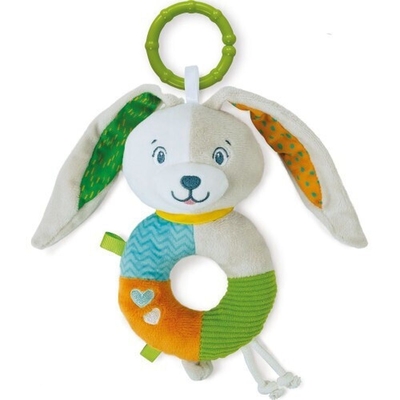 Product AS Baby Clementoni - Lovely Soft Bunny Rattle (1000-17787) base image