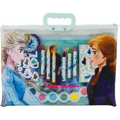 Product Σετ Ζωγραφικής AS Disney Frozen II: Art Greco - Σετ Ζωγραφικής Διάφανη Τσάντα Frozen (1023-68001) base image