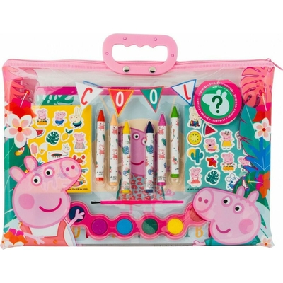 Product Σετ Ζωγραφικής AS Drawing Set Peppa Pig Transparent Bag (1023-68002) base image
