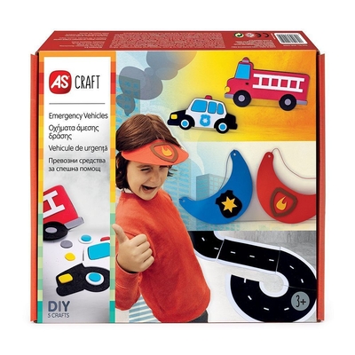 Product Ζωγραφική AS Craft Emergency Vehicles (1038-31005) base image