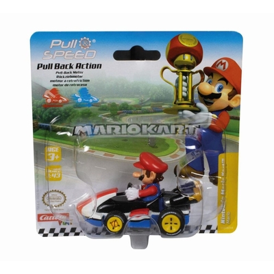 Product Carrera Pull Speed: Nintendo Mario Kart - Mario 1:43 (15818314) EN,DE,FR,ES,PT,IT,NL,SE,FI,NO,HU,PL,SK,CZ,BG Pack / Blister Pack base image