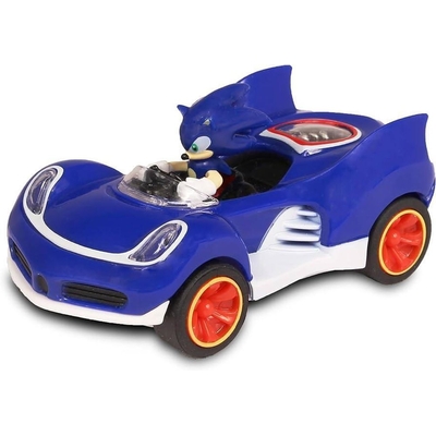 Product Carrera Pull Speed: Sonic The Hedgehog - Sonic the Hedgehog Pull-Back Vehicle 1:43 (15818325) EN,DE,FR,IT,ES,PT,NL,SE,DK,FI,NO,SI,SK,CZ,PL,HU,BG,RO,GR,HR,JP,CN,AR Pack / Carton Blister Pack base image