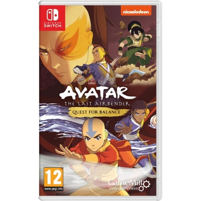 Product NSW Avatar The Last Airbender: Quest for Balance EN,FR,ES,IT,NL Pack / Pegi base image
