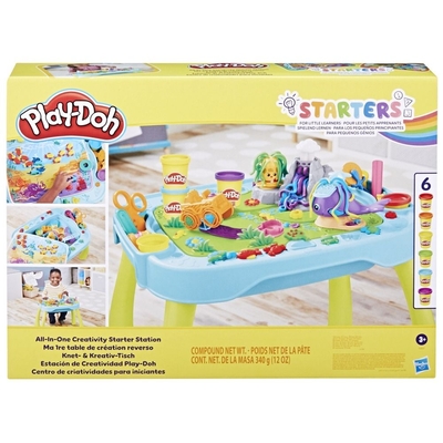 Product Hasbro Play-Doh Starters - All-in-One Creativity Starter Station (F6927) EN,DE,FR,ES,PT Pack / Carton Box base image