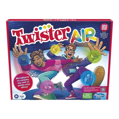 Product Hasbro Twister Air - Επιτραπέζιο (Ελληνική Γλώσσα) (F8158) Greek Pack / Carton Box base image