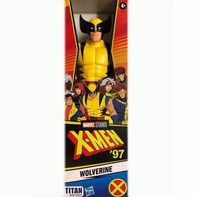 Product Hasbro Titan Hero Series Marvel: X-Men 97 - Wolverine Action Figure (12) (F7972) EN,FR,DE,ES,PT,IT,NL,SE,GR,PL,RU,BG,HR,LT,SK,ET,LV,AR Pack / Carton Window Box without Plastic Film base image