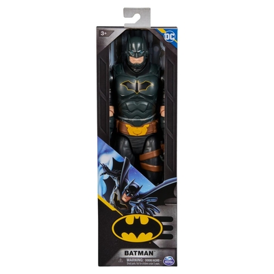 Product Spin Master DC Batman: Batman Grey Armour Action Figure (30cm) (6067621) EN,FR,DE,ES,NL,IT,PT,BG,PL,CZ,HU,RO,GR,HRV,RU,SK,TR Pack / Carton Window Box without Plastic Film base image