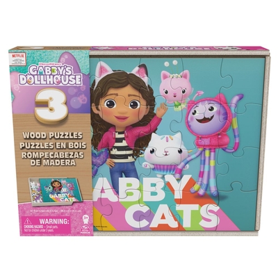 Product Spin Master Gabbys Dollhouse: Wood Puzzle (6066549) base image