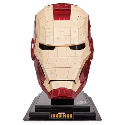 Product Spin Master Marvel The Infinity Saga 4D Build - Iron Man Helmet 3D Puzzle Model Kit (6069819) base image