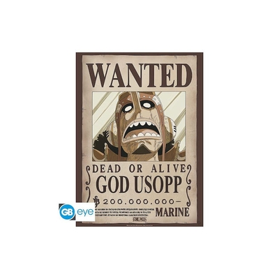 Product Abysse One Piece - Wanted God Usopp Poster Chibi (52x38cm) (GBYDCO232) base image