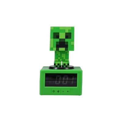 Product Paladone Minecraft: Creeper Icon Alarm Clock (PP11369MCF) EN,FR,DE,ES,IT,NL,PT Pack / Carton Box base image
