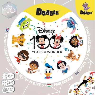 Product Κάισσα Dobble Disney 100 - Επιτραπέζιο (Ελληνική Γλώσσα) (KA114677) base image