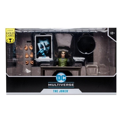 Product McFarlane DC Multiverse: Gold Label Collection - The Dark Knight - The Joker Interrogation Room Playset (18cm) base image