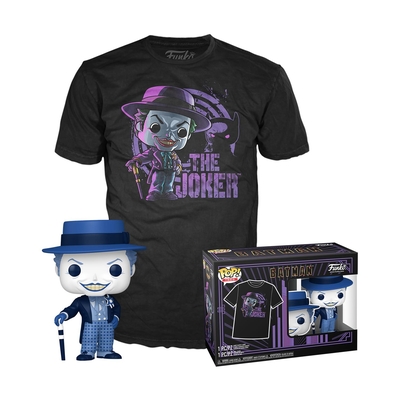 Product T-Shirt Funko Pop! (Adult): Batman (1989) The Joker Vinyl Figure & T-Shirt (M) base image