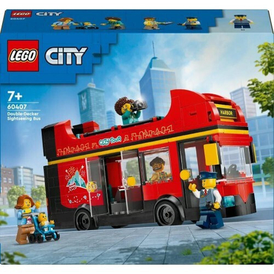 Product Lego City Great Vehicles: Red Double-Decker Sightseeing Bus (60407) base image