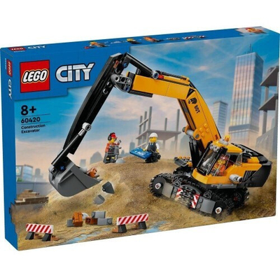 Product Lego City Great Vehicles: Yellow Construction Excavator (60420) base image