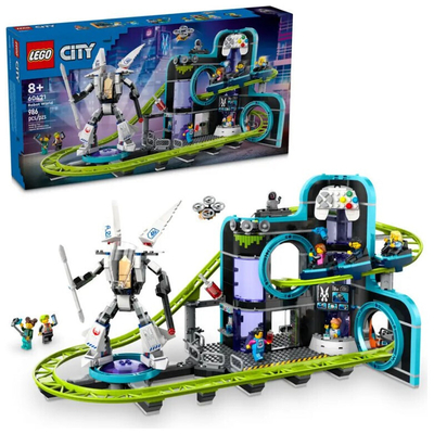 Product Lego My City: Robot World Roller-Coaster Park (60421) base image