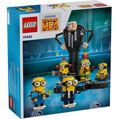 Product LEGO® Despicable Me: 4 Brick-Built Gru and Minions (75582) base image