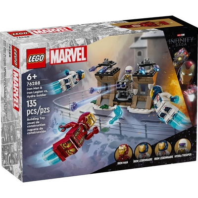 Product Lego Marvel:Iron Man Iron Legion vs. Hydra Soldier (76288) base image