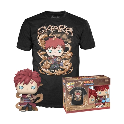 Product T-Shirt Funko Funko Pop! (Adult): Naruto Gaara (Glows in the Dark) Vinyl Figure and T-Shirt (M) base image