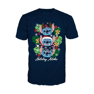Product T-Shirt Funko T-Shirt Disney: Stitch Holiday Stitch T-Shirt (M) base image