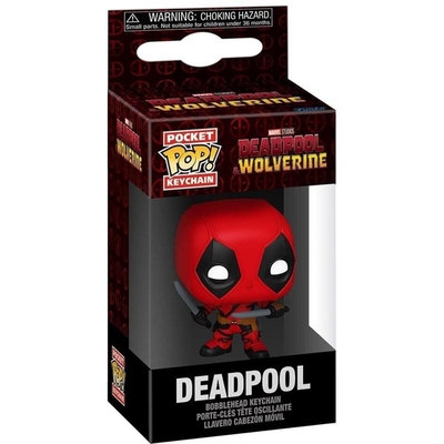 Product Μπρελόκ Funko Pocket Pop! Marvel: Deadpool & Wolverine - Deadpool Bobble Head Vinyl base image
