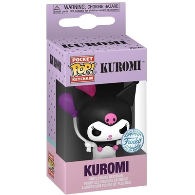 Product Μπρελόκ Funko Pocket Pop! Sanrio: Kuromi - Kuromi (Balloon) base image