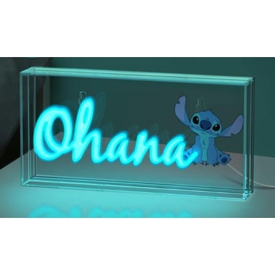 Product Διακοσμητικό Φωτιστικό Paladone Disney: Stitch - Ohana LED Neon (PP12800LS) base image