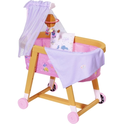Product Zapf Creation: Baby Born - Good Night Bassinet in Wooden Effect (829981-116721) base image