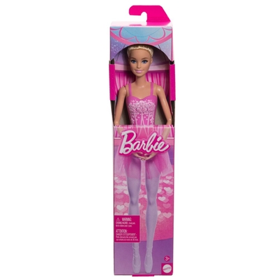 Product Mattel Barbie Ballerina Doll (HRG34) EN,FR,DE,IT,NL,ES,PT,SE,FI,DK,BG,PL,HU,RO,GR,TR,RU,AR Pack / Carton Window Box without Plastic Film base image