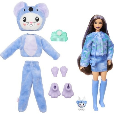 Product Mattel Barbie Cutie Reveal Bunny as a Koala Doll (HRK26) EN,FR,DE,IT,NL,ES,PT,TR,GR,RU,RO,BG,HRV,SK,AR Pack / Plastic Tube base image
