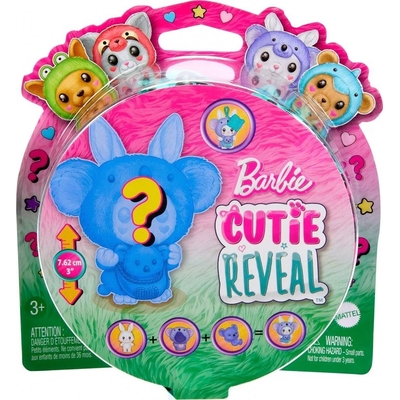 Product Mattel Barbie Cutie Reveal: Costume Cuties (HRK34) EN,FR,DE,IT,NL,ES,PT,TR,GR,RU,RO,BG,HRV,SK,AR Pack / Carton Blister Pack base image