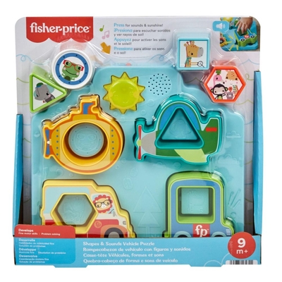Product Fisher-Price® Shapes  Sounds Vehicle Puzzle (HRP31) base image