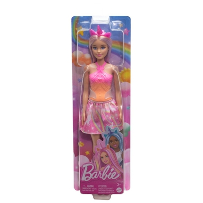 Product Mattel Barbie A Touch of Magic - Unicorn Pink Doll (HRR13) EN,FR,DE,IT,NL,ES,PT,SE,FI,DK,NO,BG,PL,CZ,SL,HU,RO,GR,TR,RU,AR Pack / Carton Blister Pack base image