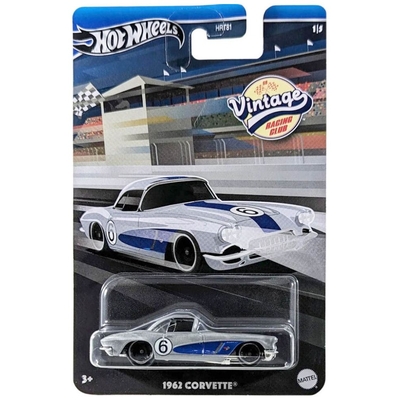 Product Mattel Hot Wheels: Vintage Racing Club - 1962 Corvette (HRV06) base image