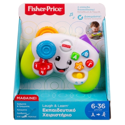 Product Fisher-Price Laugh Learn Παίζω και Μαθαίνω - Εκπαιδευτικό Χειριστήριο (HXB65) Greek Pack / Carton Window Box without Plastic Film base image