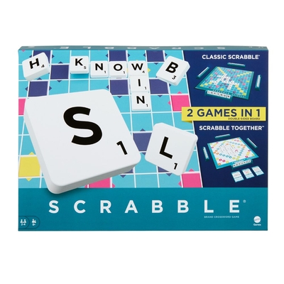 Product Mattel Scrabble 2 in 1 (Greek Language) (HXW06) Greek Pack / Carton Box base image