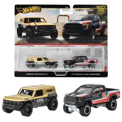 Product Mattel Hot Wheels®: Premium Car Culture - Ford Bronco  17 Ford F-150 Raptor (HRR77) base image