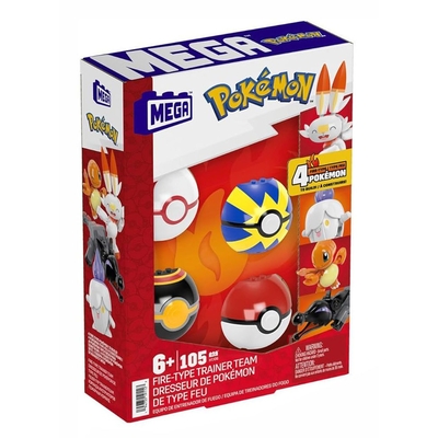 Product Mattel Mega Pokemon: Fire-Type Trainer Team  (HTJ06) base image