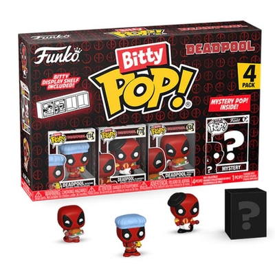 Product Φιγούρα Funko Bitty Pop! 4-Pack: Deadpool - Bathtime Vinyls base image