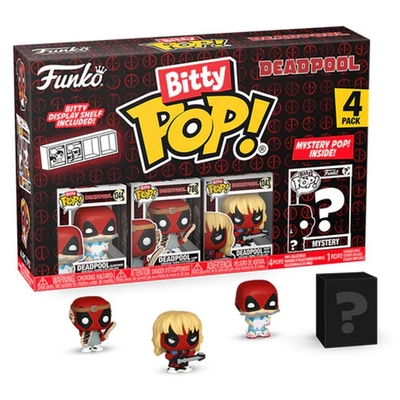 Product Φιγούρα Funko Bitty Pop! 4-Pack: Deadpool - Sleepover Vinyls base image