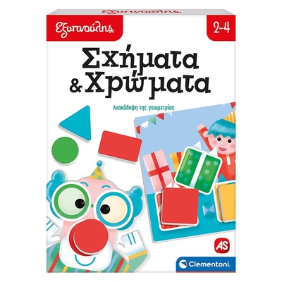 Product Εκπαιδευτικό Παιχνίδι AS Clementoni: Εξυπνούλης - Σχήματα Χρώματα (1024-63259) base image