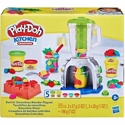 Product Hasbro Play-Doh: Kitchen Creations -  Swirlin Smoothies Blender Playset (F9142) base image