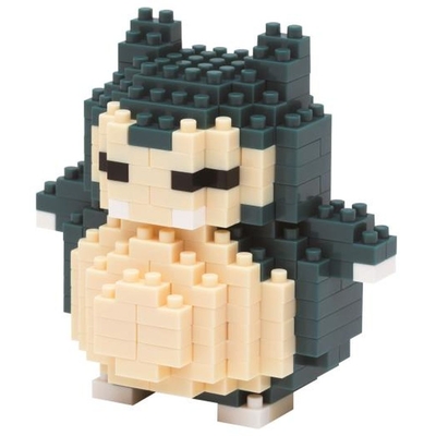 Product Φιγούρα Τουβλάκια Bandai Nanoblock : Pokemon - Snorlax Building (NBPM012) base image