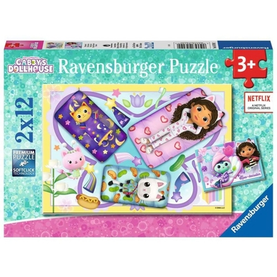 Product Ravensburger Puzzle: Gabbys Dollhouse (2x12pcs) (5709) base image