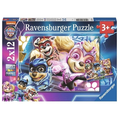 Product Ravensburger Puzzle: Paw Patrol The Mighty Movie (2x12pcs) (5721) base image